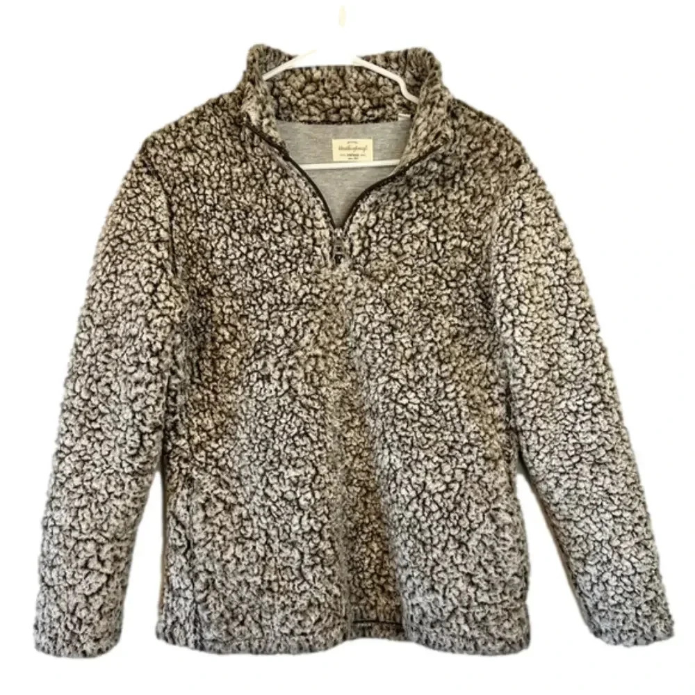 Original Weatherproof Vintage Teddy Bear Pullover Jacket 1/4 Zip Women’s Size M